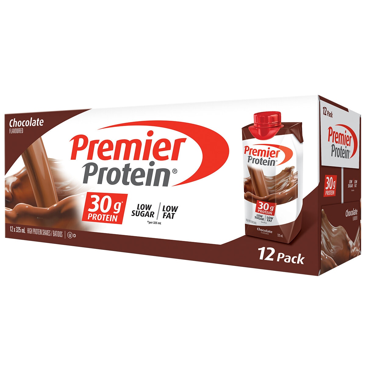 Premier Protein Chocolate Smooth Protein Shakes 24 x 325mL