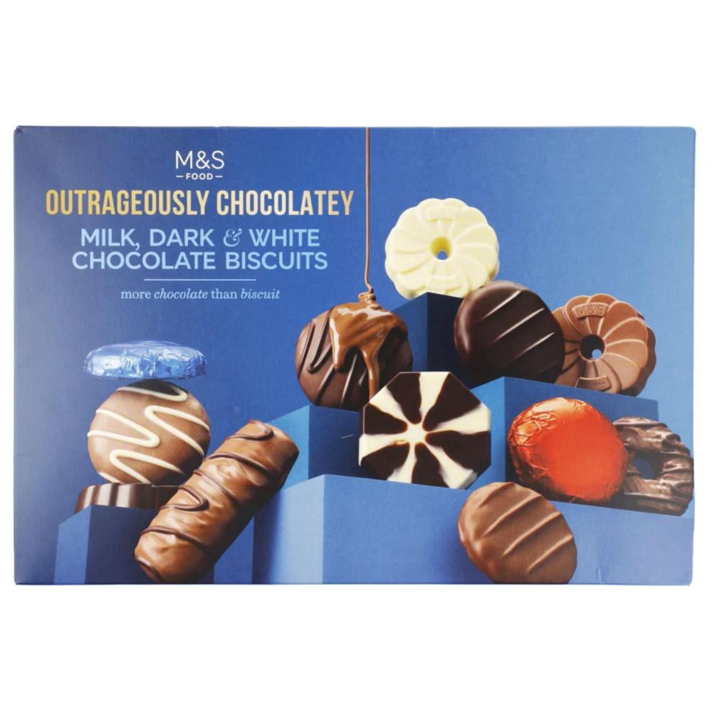 M&S Outrageously Mixed Choc Biscuits - 450g