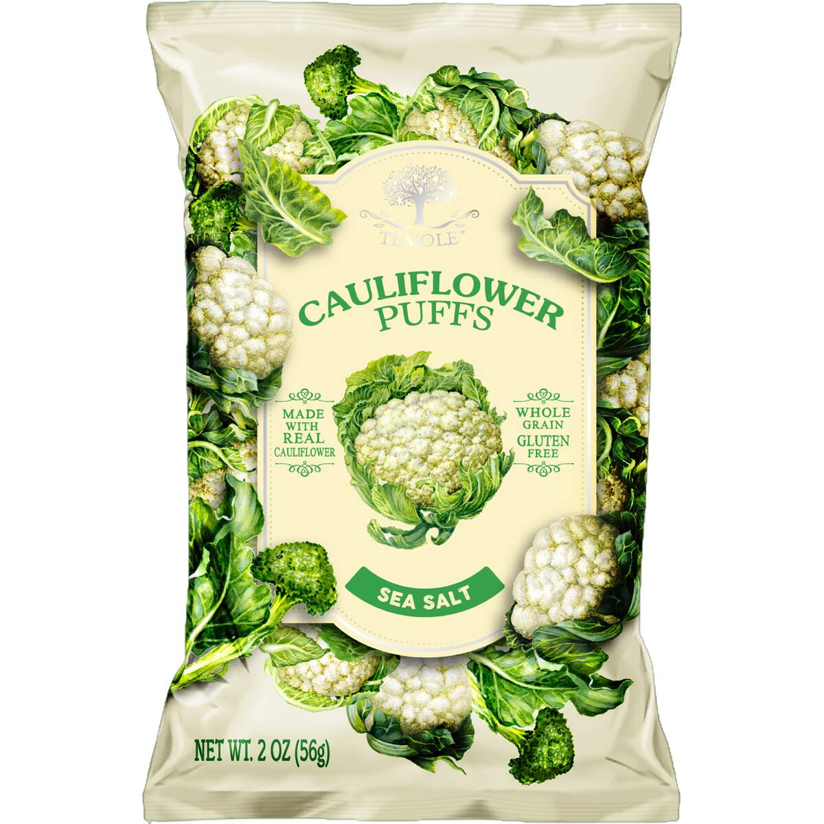Temole Cauliflower Puffs Sea Salt 56g