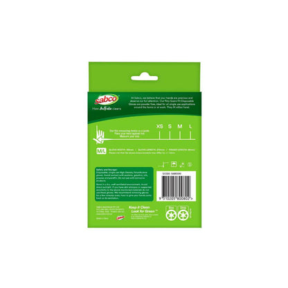 Sabco Poly Quick - Fit Disposable Gloves M/ L - 150 Pack