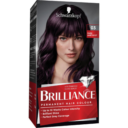 Schwarzkopf Brilliance Permanent Hair Colour Dark Amethyst Each