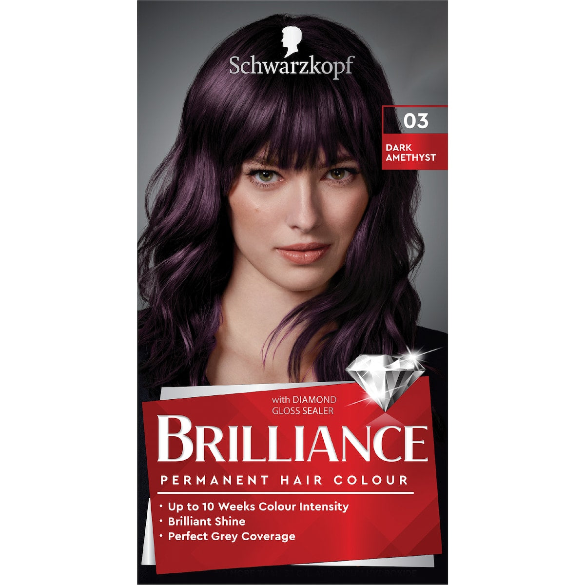 Schwarzkopf Brilliance Permanent Hair Colour Dark Amethyst Each