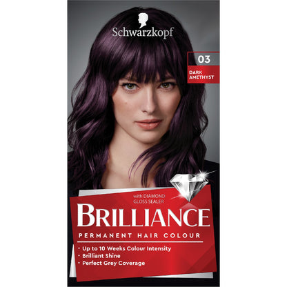 Schwarzkopf Brilliance Permanent Hair Colour Dark Amethyst Each