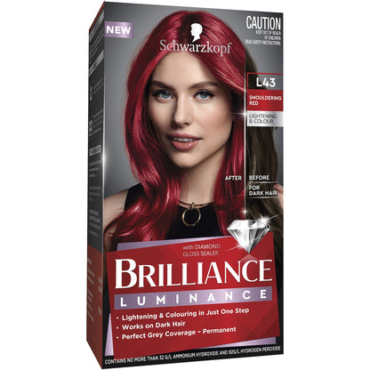 Schwarzkopf Brilliance Permanent Hair Colour Smouldering Red Each