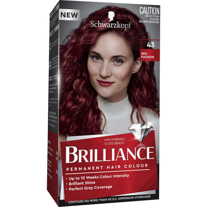 Schwarzkopf Brilliance Permanent Hair Colour Red Passion Each