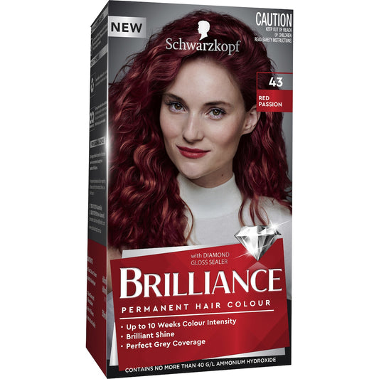 Schwarzkopf Brilliance Permanent Hair Colour Red Passion Each