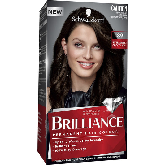 Schwarzkopf Brilliance Permanent Hair Colour Bittersweet Chocolate Each