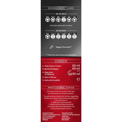 Schwarzkopf Brilliance Permanent Hair Colour Dark Brown Allure Each