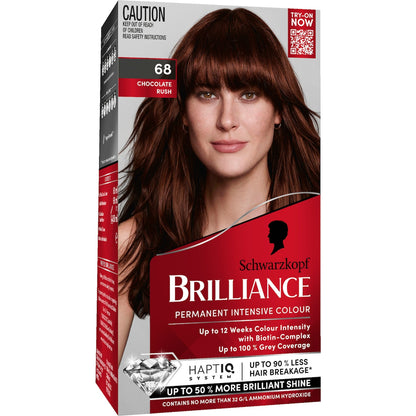 Schwarzkopf Brilliance Permanent Hair Colour Chocolate Rush Each