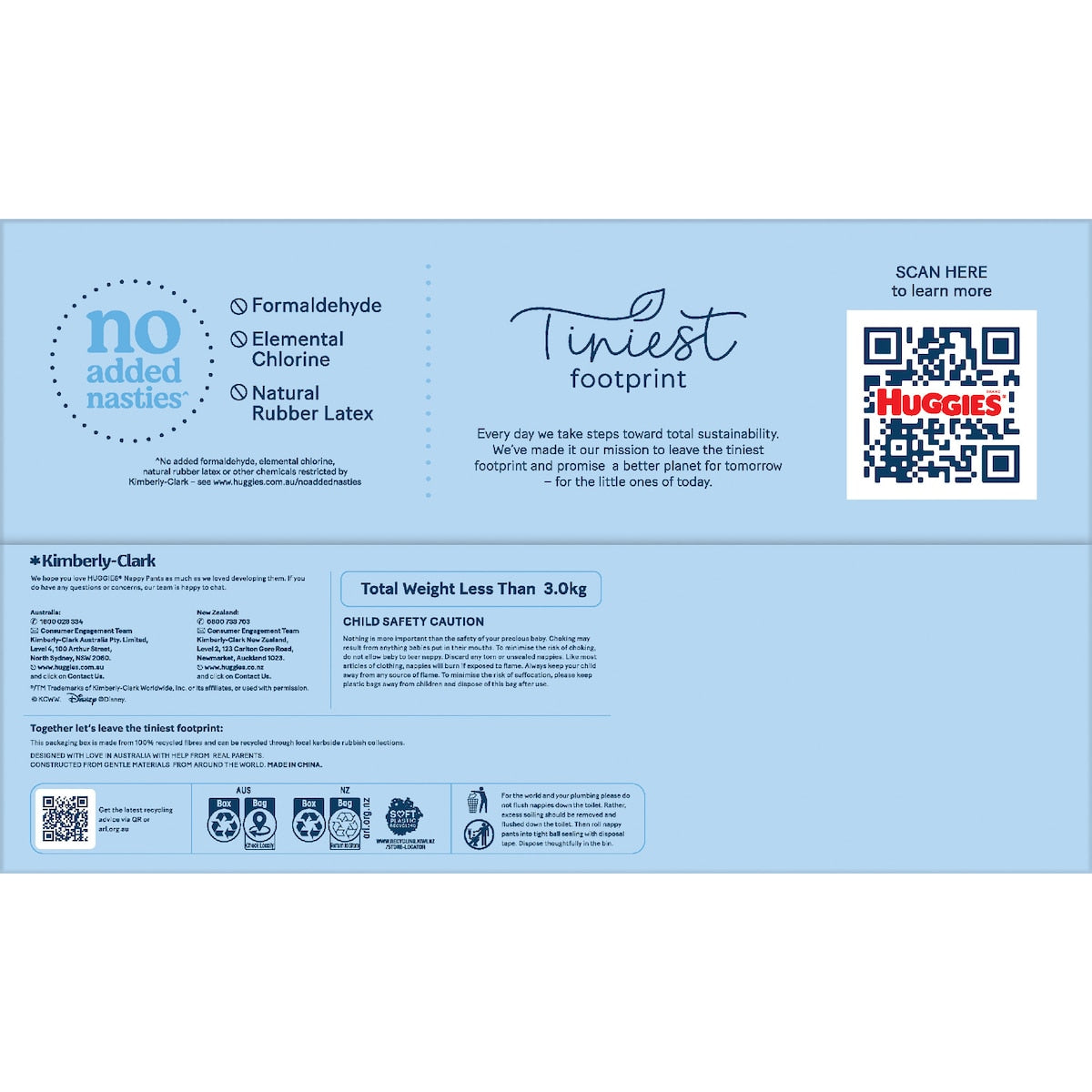 Huggies Ultra Dry Nappy Pants Boys Size 5 (12-17kg) 54 Pack