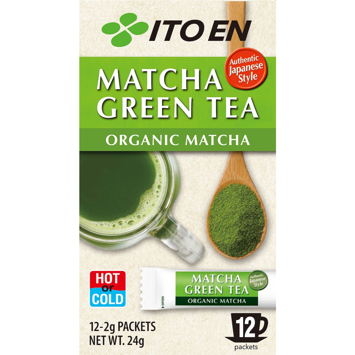 Ito En Organic Matcha Green Tea Powder 12 Pack