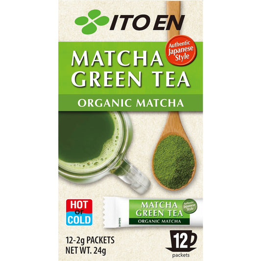 Ito En Organic Matcha Green Tea Powder 12 Pack