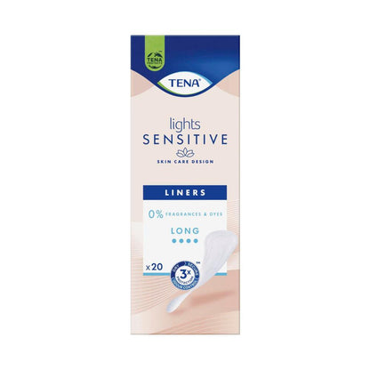Tena Liners Sensitive Lights Long - 20 pack