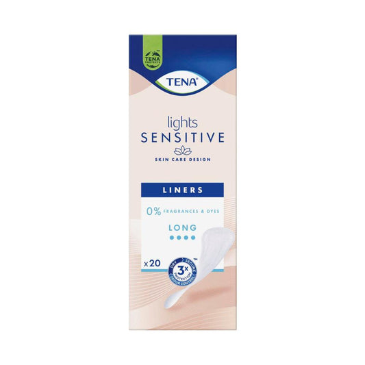 Tena Liners Sensitive Lights Long - 20 pack