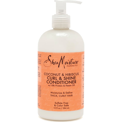 Shea Moisture Coconut & Hibiscus Curl & Shine Conditioner 384ml