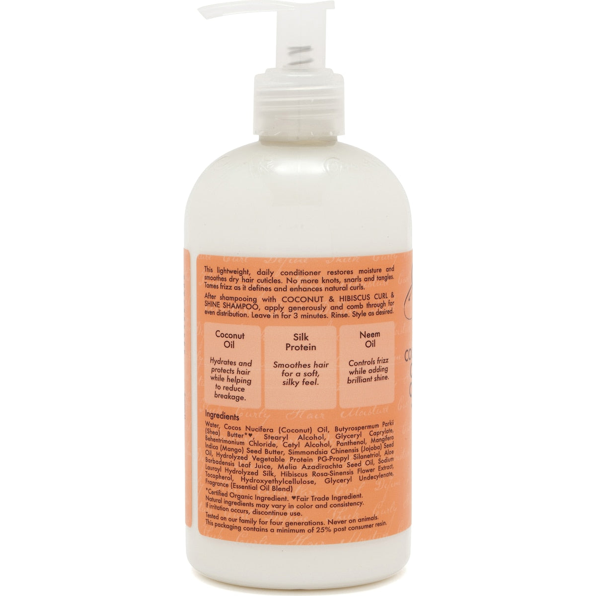Shea Moisture Coconut & Hibiscus Curl & Shine Conditioner 384ml