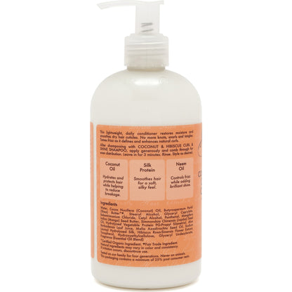 Shea Moisture Coconut & Hibiscus Curl & Shine Conditioner 384ml