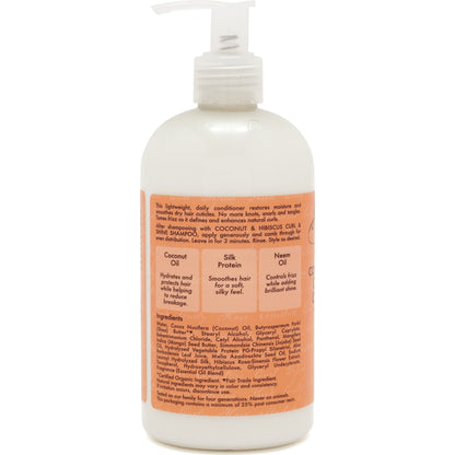 Shea Moisture Coconut & Hibiscus Curl & Shine Conditioner 384ml