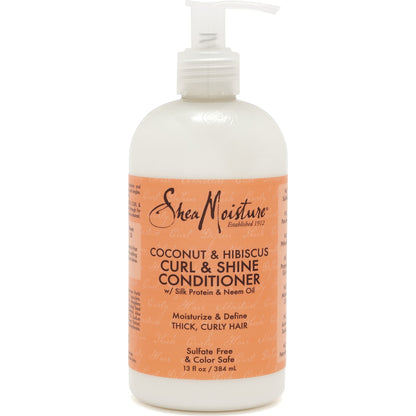 Shea Moisture Coconut & Hibiscus Curl & Shine Conditioner 384ml