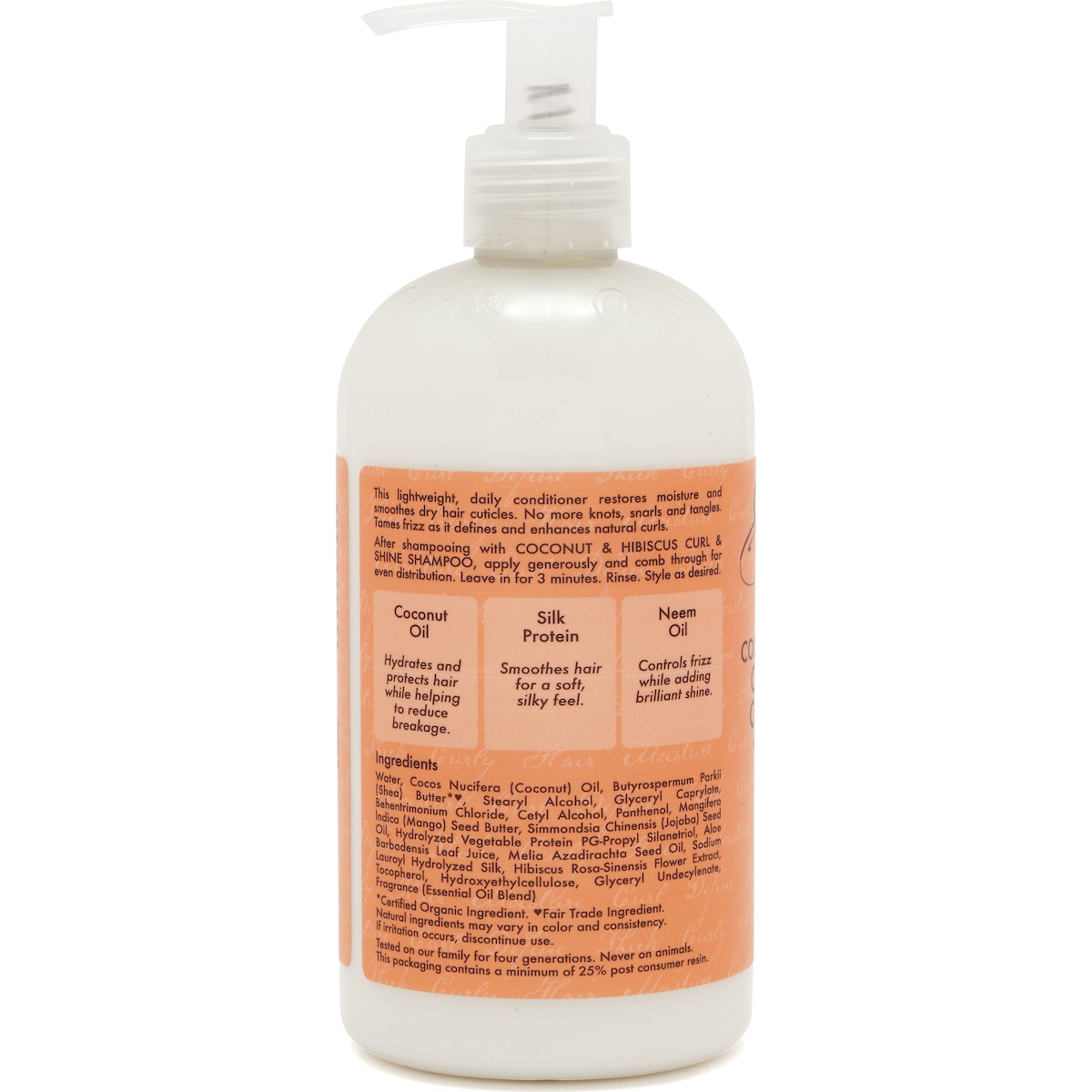 Shea Moisture Coconut & Hibiscus Curl & Shine Conditioner 384ml