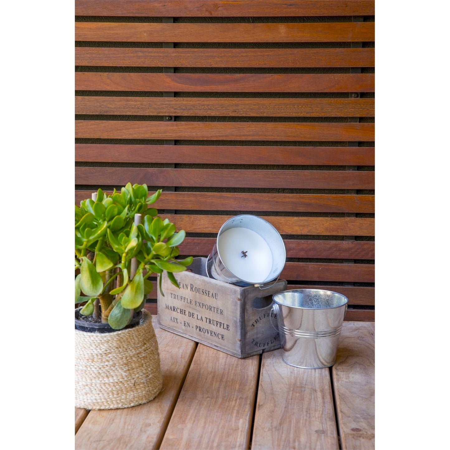 Waxworks Citronella Bucket Candle - 157mm