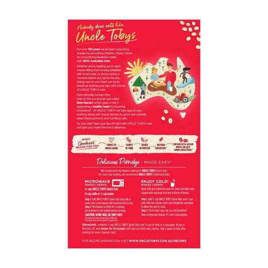 Une Tobys Quick Oats Porridge - 500g