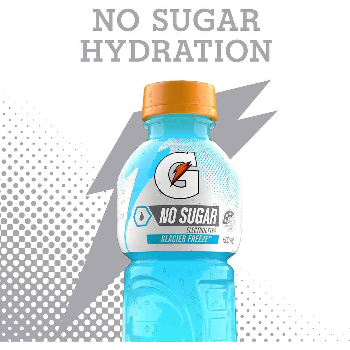 Gatorade Sports Drinks Sugar Free Glacier Freeze 600ml