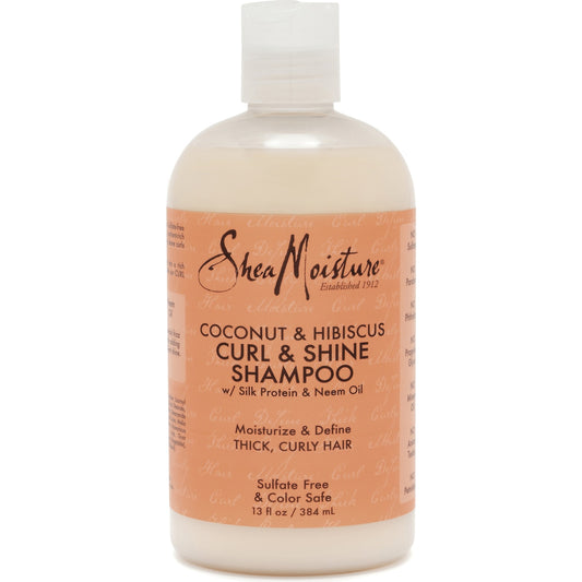Shea Moisture Coconut & Hibiscus Curl & Shine Shampoo 384ml