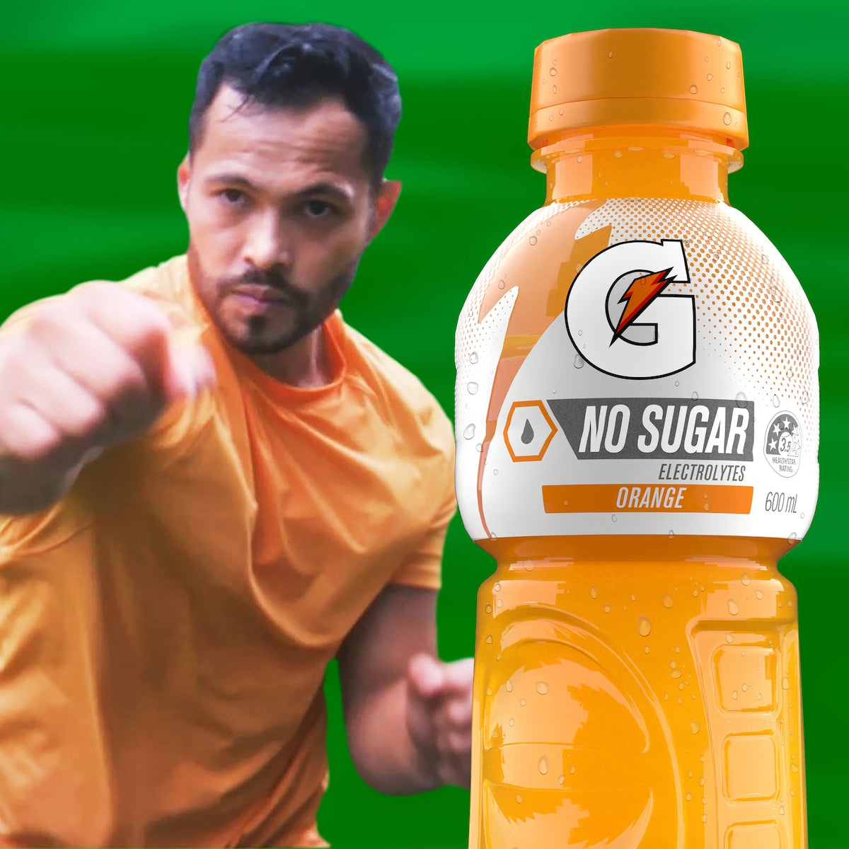 Gatorade Sports Drinks Sugar Free Orange Electrolyte Hydration 600ml