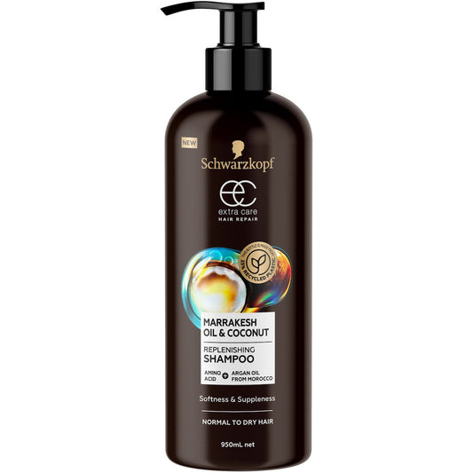 Schwarzkopf Extra Care Soft Shampoo Marrakesh Oil For Dry Hair 950ml