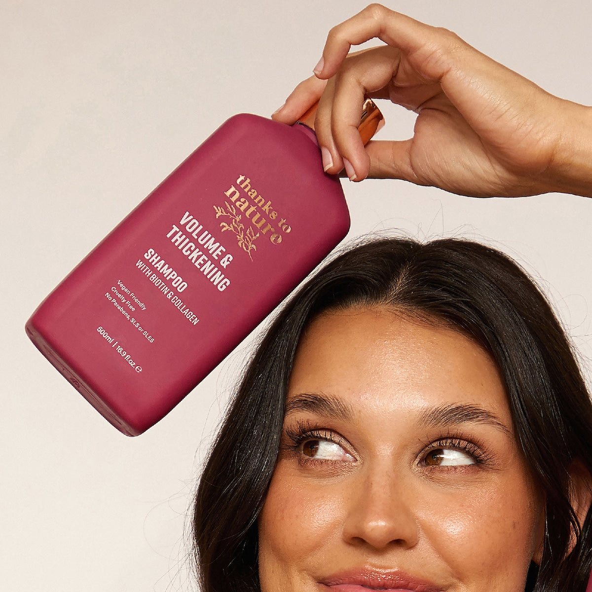 Thanks To Nature Volume Thickening Shampoo Biotin Collagen For Fine Hair 500ml