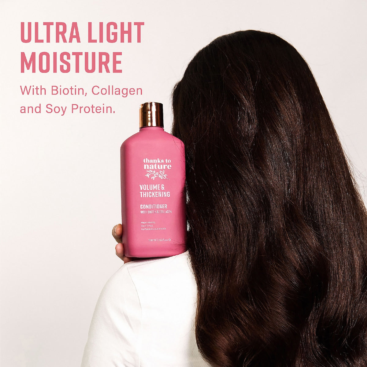 Thanks To Nature Volume Thickening Shampoo Biotin Collagen For Fine Hair 500ml