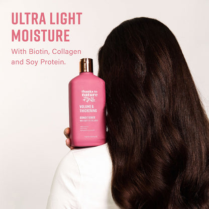 Thanks To Nature Volume Thickening Conditioner Biotin Collagen For Fine Hair 500ml