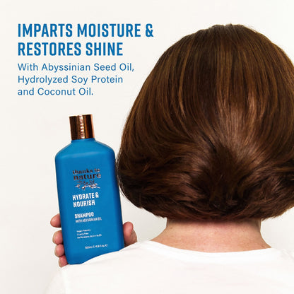 Thanks To Nature Hydrate & Nourish Shampoo With Abyssinian Oil For Dry Hair 500ml