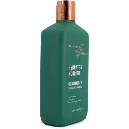Thanks To Nature Hydrate & Nourish Conditioner Abyssinian Oil For Dry Hair 500ml