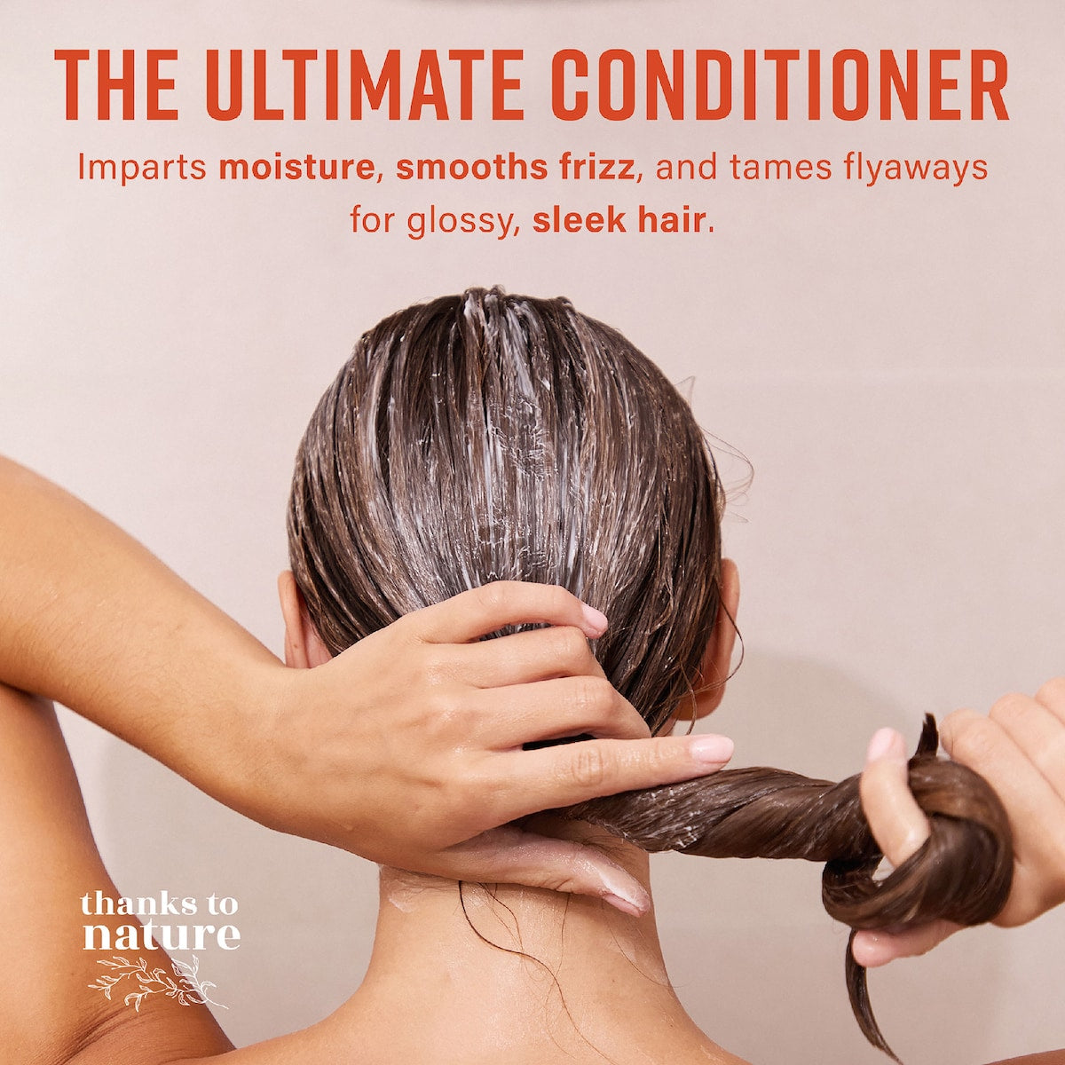 Thanks To Nature Smooth & Control Conditioner With Keratin For Frizzy Hair 500ml
