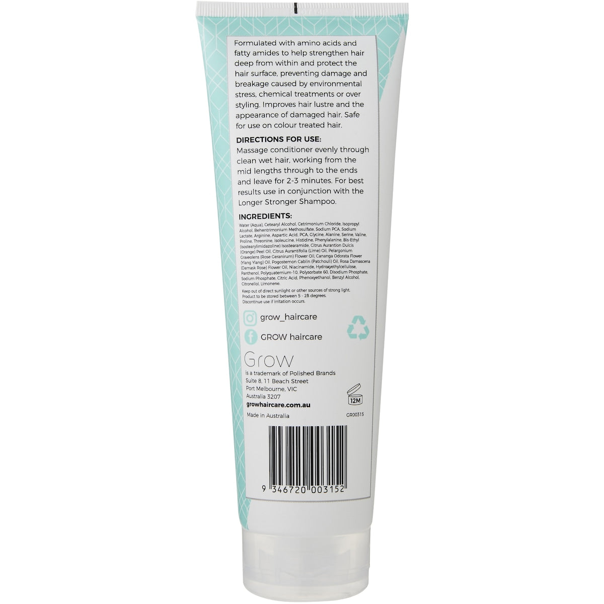 Grow Longer Stronger Conditioner 250ml