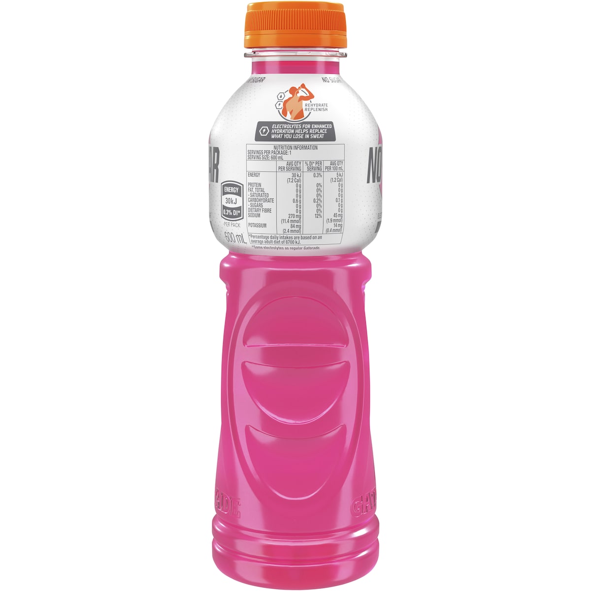 Gatorade Sports Drinks Sugar Free Berry Electrolyte Hydration 600ml