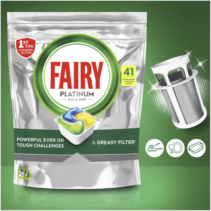 Fairy Platinum Dishwashing Tablets 41 Pack