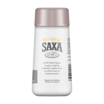 Saxa White Pepper Shaker - 50g
