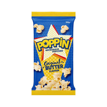 Poppin Butter Microwave Popcorn - 100g