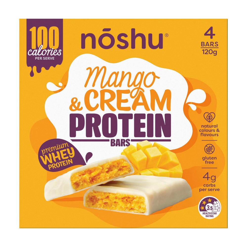 Noshu Mango & Cream Protein Bars - 120g