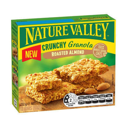 Nature Valley Crunchy Granola Bars Roasted Almond - 252g
