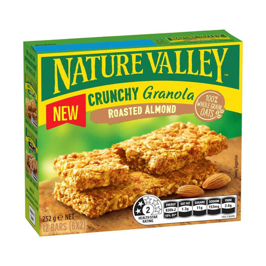 Nature Valley Crunchy Granola Bars Roasted Almond - 252g