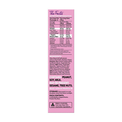Noshu Protein+ Choc Malt Fibre Pro Bars - 180g