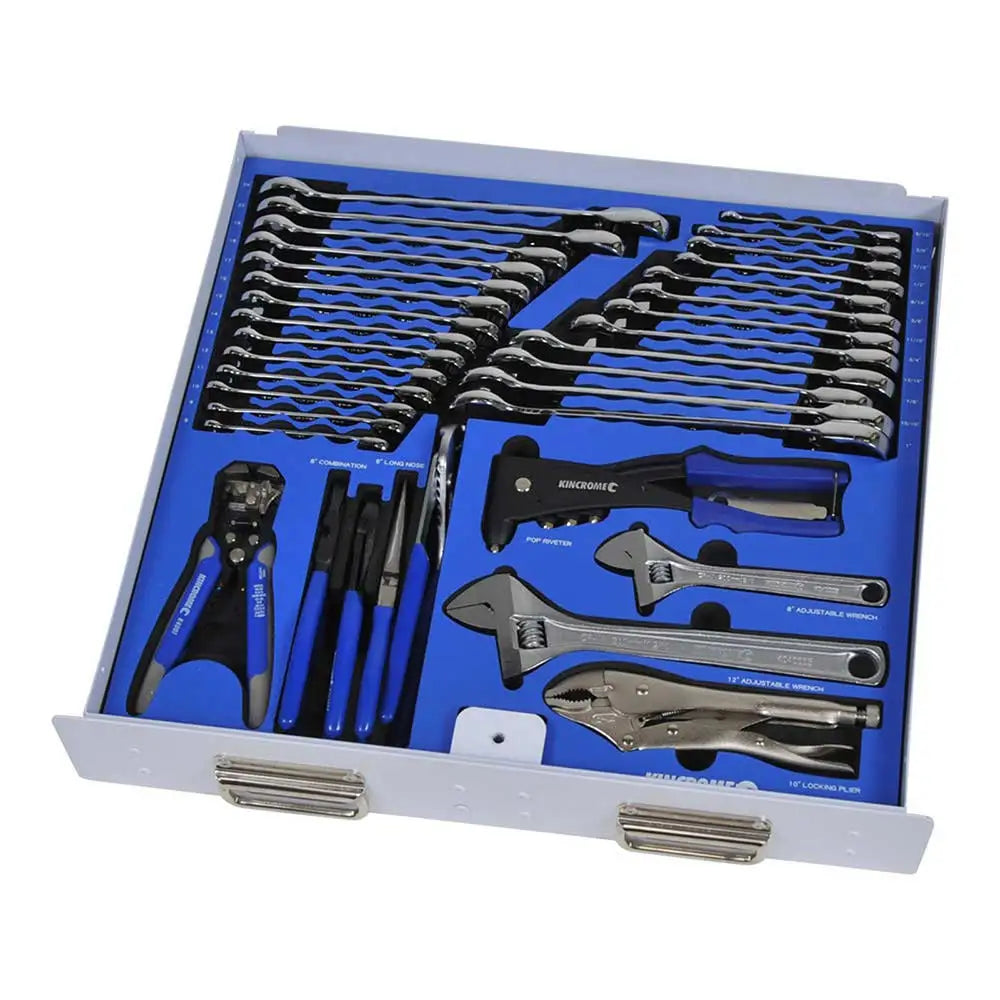 KINCROME Eva Tray 35 Piece Gear Spanner and Pliers and Wrench EVA153T