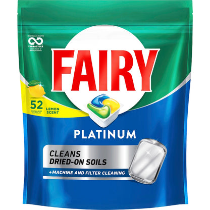 Fairy Platinum Dishwashing Tablets 52 Pack