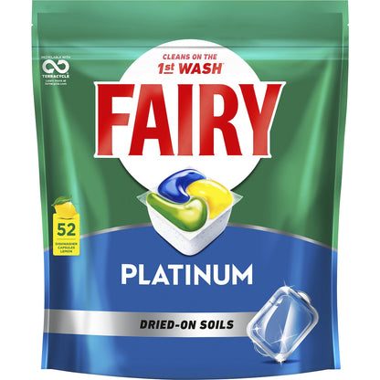 Fairy Platinum Dishwashing Tablets 52 Pack