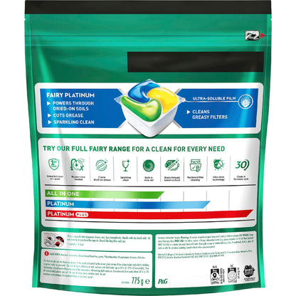 Fairy Platinum Dishwashing Tablets 52 Pack