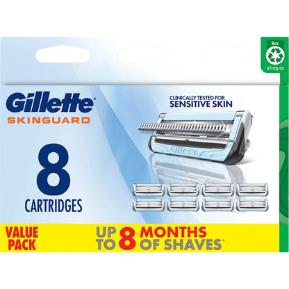 Gillette Skinguard Razor Blades 8 Pack